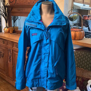 Vtg. 90's Columbia Women's Whirlibird 2 in 1 Down Coat Jacket M